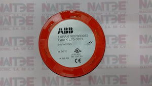 MODULO LUMINOSO LED AMARILLO ABB KL70-305Y, 24 V. CD. CAT.1SFA616070R3053  LED INTEGRADO
