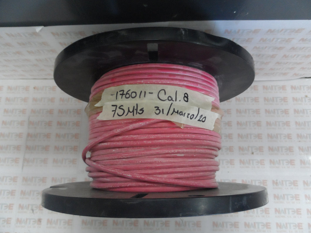 CABLE PARA ALTA TEMPERATURA SABKABEL CAL.8 200 G, COLOR ROJO