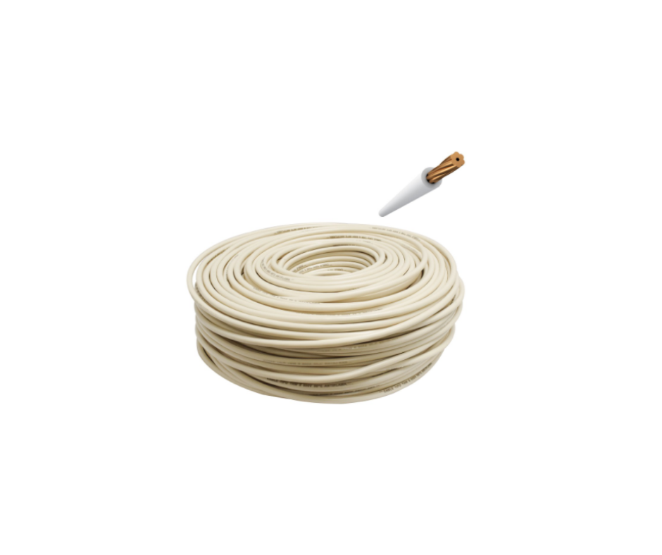 CABLE ELECTRICO ALUCOBRE STROM CAL 14 BLANCO THW 600 V 90 80135 1625W