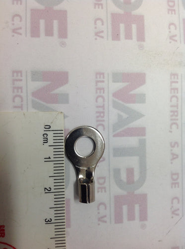 TERMINAL OJILLO SIN AISLAMIENTO CAL 12-10 DIAM 1/4 PARA ALTA TEMPERATURA