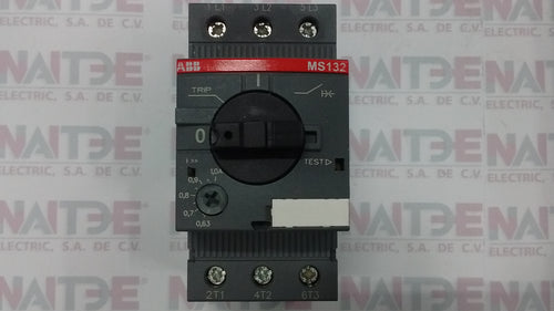 GUARDAMOTOR ABB  MS132-1.0, 0.63 - 1.0  AMP. 230/440 VCA, 100/100 kA CAT.1SAM350000R1005