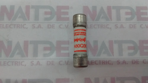 FUSIBLE FERRAZ A60Q302, 30 AMP 600 V (S/M)