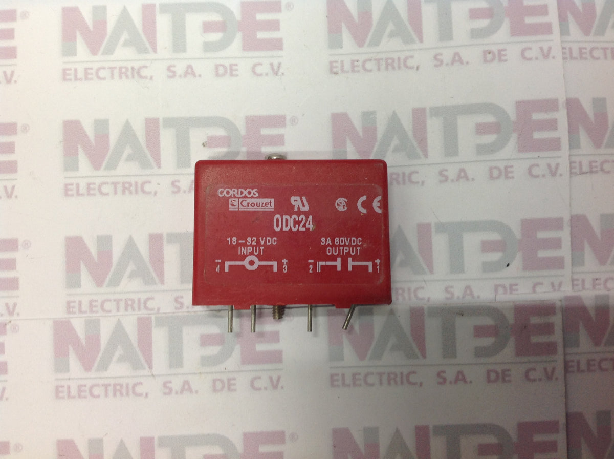 RELAY ESTADO SOLIDO CROUZET ODC24 DE 18-32 VDC 3A- 60 VDC – NAITDE ELECTRIC