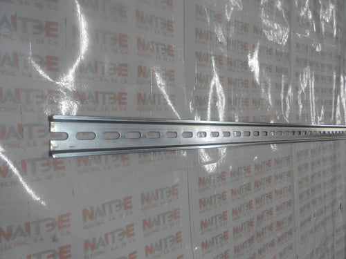 RIEL DIN ABB LS-12849 DE 35 X 7.5 MM TROPICALIZADO PERFORADO DE 2 MTS, M128490000