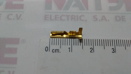 TERMINAL FASTON HEMBRA DESNUDA TF-1/8L CAL 22-18 DE LATON