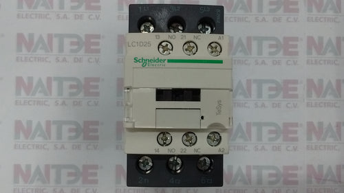 CONTACTOR TELEMECANIQUE LC1D25M7 DE 220 VCA