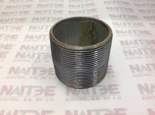 NIPLE GALVANIZADO DE 2 PULG X 2 PULG ROSCA CORRIDA