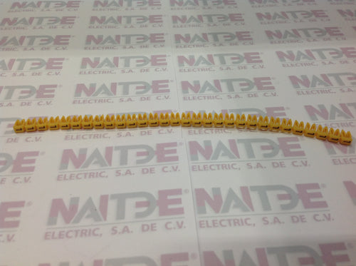 SEÑALADORES P/CABLE CAB 3 LEGRAND CAT 383-41 DE 1.5 A 2.5 MM. LETRA 