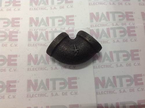 CODO NEGRO DE 1/2 PULG CED 40 SIN COSTURA