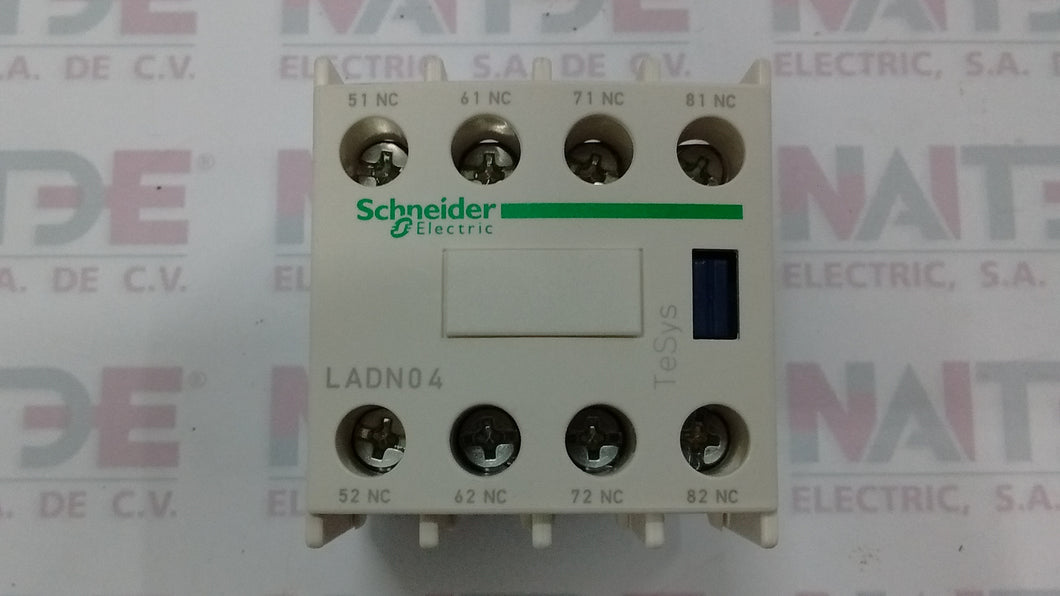 CONTACTOR AUXILIAR TELEMECANIQUE LADN04, 4NC