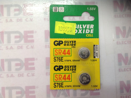 PILA OXIDO DE PLATA  DE 1.5 V GP-CR357 (15-2010, 2-2009)