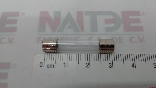 FUSIBLE BUSSMANN AGC-2, 2 AMP 250 V T/AMERICANO DE VIDRIO ( FERRAZ GGC-2 )