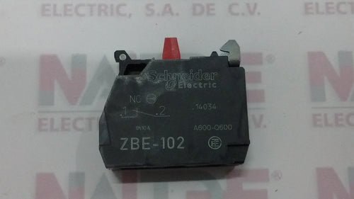 BLOCK DE CONTACTO TELEMECANIQUE ZBE102 HARMONY NC