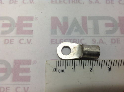 TERMINAL DE OJILLO SIN AISLAMIENTO ITSA TCW042 CAL 8 DIAM  3/16  TOS8316 ( AE33460 )