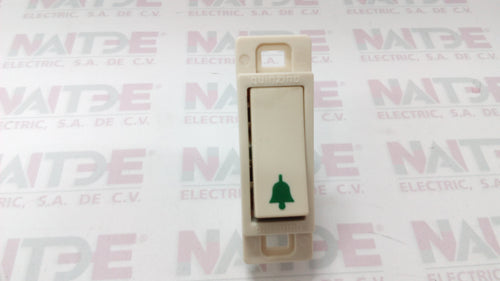 BOTON TIMBRE QUINZIÑO TRADICIONAL 5850N 10 AMP. 127 V COLOR MARFIL