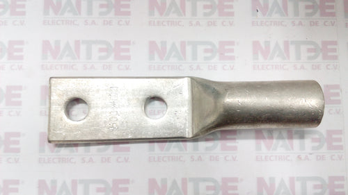 TERMINAL DE COMPRESION BURNDY YA342N CAL 500 MCM DE 1/2 DOBLE OJILLO CAÑON LARGO  (ITSA TCD367)