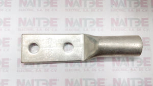 TERMINAL DE COMPRESION BURNDY YA342N CAL 500 MCM DE 1/2 DOBLE OJILLO CAÑON LARGO  (ITSA TCD367)