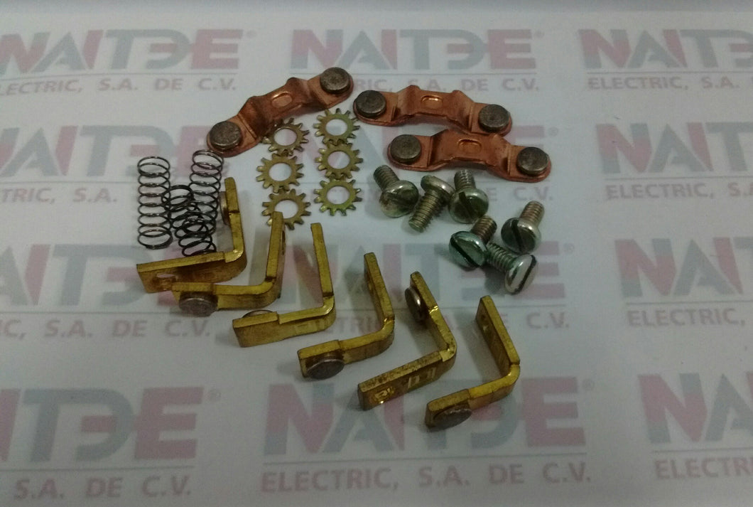 JUEGO DE CONTACTOS SQUARE D 9998-BA82, DE FUERZA P/CONTACTOR  TIPO B