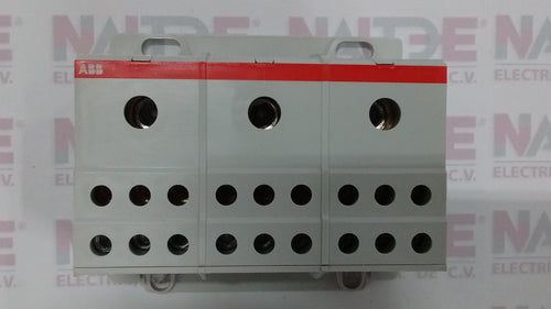 BLOCK DE DISTRIBUCION TRIFASICO DBL175-C-3 3P 175AMP CAT 1SNL317531R0000 ENT CAL 6 awg  SAL 2/0 awg ENT 14 awg SAL 6 awg