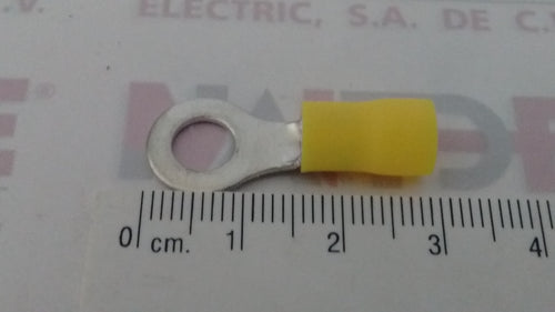 TERMINAL OJO AMARILLA TCA313 TOAM 1/4 GR CAL 12-10 ( #AE50242 )