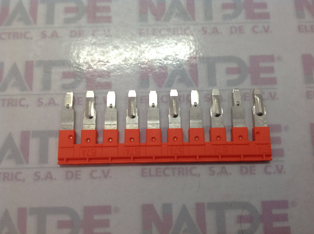 PUENTE PARA CLEMAS ABB  JB8-10 DE 10 POLOS CAT. 1SNK908310R0000