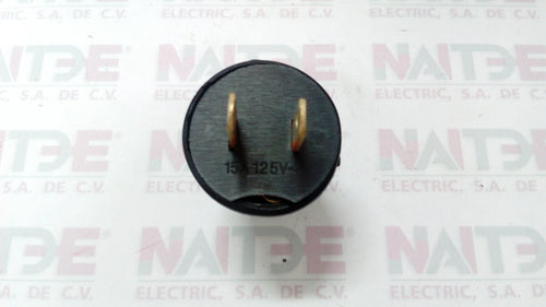 CLAVIJA SENCILLA ARGOS 15 AMP 127V #8830050 (174209)