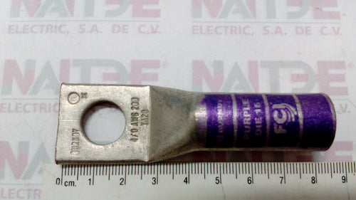 TERMINAL DE COMPRESION ITSA TCD236 TIPO DS CAL 4/0 DIAM 1/2  TDS40012 CAÑON LARGO