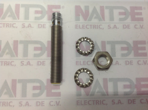 SENSOR INDUCTIVO TURCK Bi1.5-EG08-AP6X-V1131 M8 10-30 VDC PNP DS 1.5MM RAZANTE 3 HILOS C/CONECTOR M8