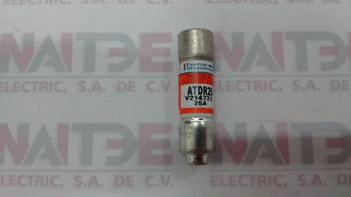 FUSIBLE FERRAZ ATD25R 25 AMP 600 V C/RET ( LP-CC25 BUSSMANN / CCMR025 LITTELFUSE )