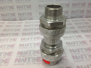 TUERCA UNION MACHO CONDUIT DE ALUMINIO DE 3/4"