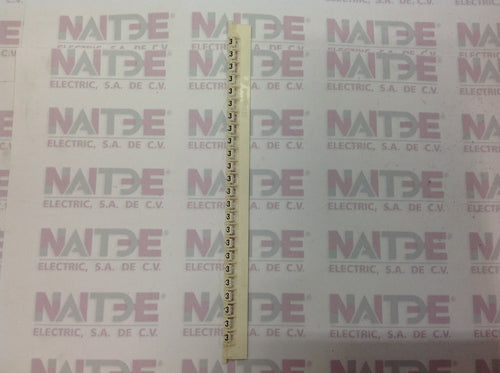 SEÑALADORES P/CABLE MEMOCAB LEGRAND 37783 2.3 MM ( No.3)