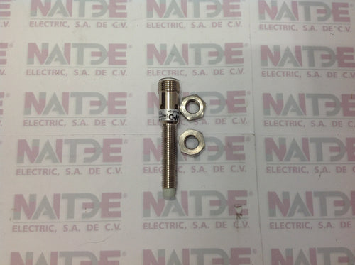 SENSOR INDUCTIVO MICRO DET. AE1/AP-2H M8 10-30 VDC PNP DS 2.5MM NO RAZANTE 4 HILOS C/CONECTOR M12