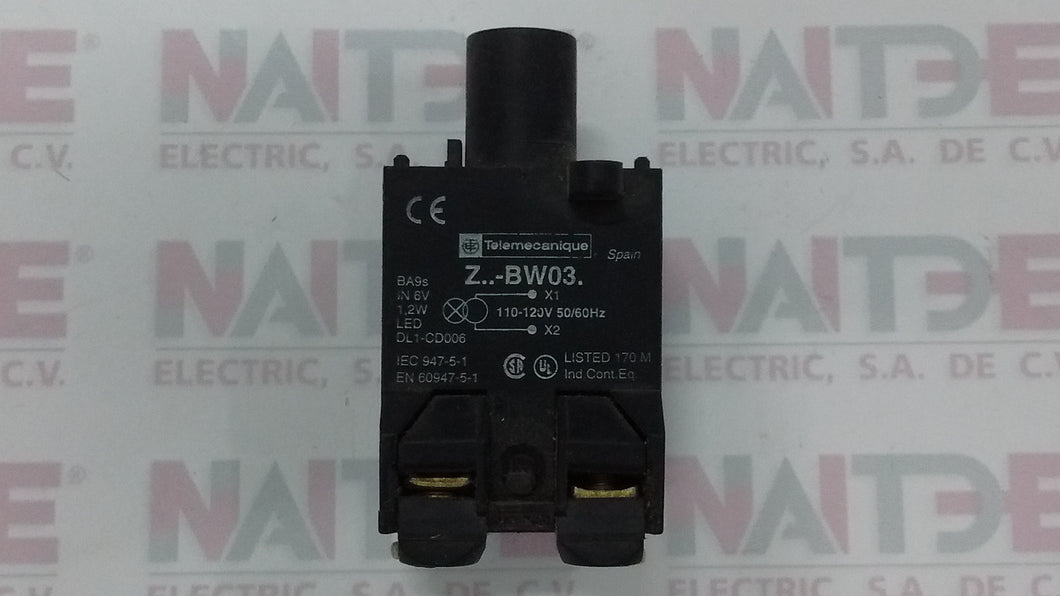 BASE PARA BLOCK TELEMECANIQUE ZB2BW035