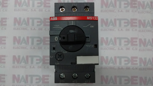GUARDAMOTOR ABB MS132-0.4,0.25 - 0.40 AMP. 230/440 VCA, 100/100 kA CAT.1SAM350000R1003