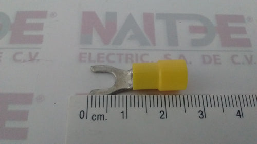 TERMINAL ESPADA AMARILLA TCA322 TEAM 3/16 CAL 12-10 ( #AE34176 )