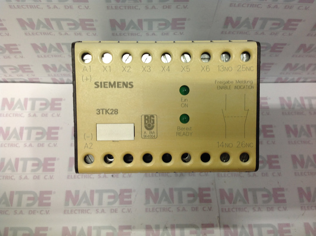 CONTACTOR DE SEGURIDAD SIEMENS 3TK2802-OAL2