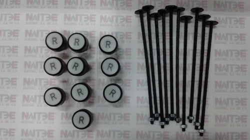 BOTON RESTABLECEDOR ABB 1SFA616162R1015 CON VARILLA DE 185 MM KPR3-101W