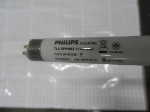 TUBO FLUORESENTE PHILLIPS DE 28 WATTS F28T5/865  6500 LUZ DE DIA (P717287-3)