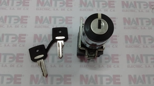 SELECTOR DE LLAVE TELEMECANIQUE HARMONY  XB4BG33  DE 3 POS. (2 NA)