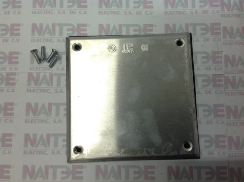 TAPA CIEGA DE ALUMINIO CUADRADA RAWELT 4