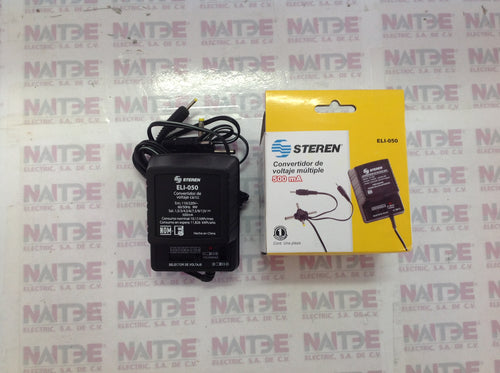 ELIMINADOR DE CORRIENTE  ELI-050 UNIVERSAL 900-050 AC-DC 127/220 V 9W 500ma ( NVO. ELI-055 )