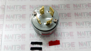 CLAVIJA ARROW HART AH7411C, 20A, 120/208V, 4P4H, C/SEGURO MEDIA VUELTA