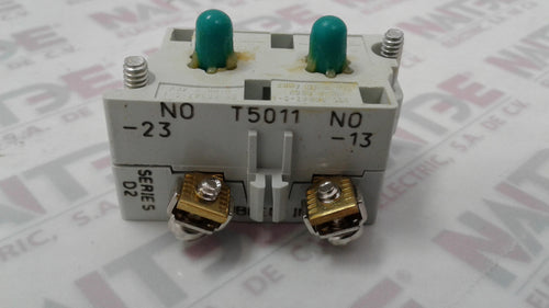 BLOCK DE CONTACTOS CUTLER HAMMER  10250T2  2 NO