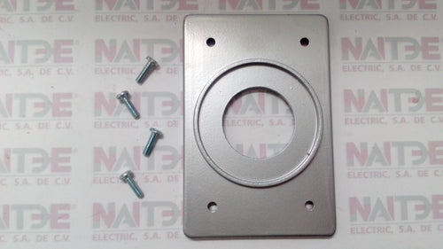 TAPA DE ALUMINIO ESTELA IE-403-35 PARA CONTACTO REDONDO