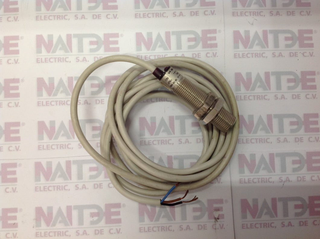 SENSOR INDUCTIVO DIELL  KVC/6-A  M12 10-30 VDC PNP DS 4MM RAZANTE 3 HILOS C/CABLE