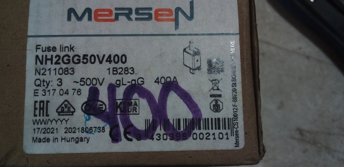 Siemens Mersen 5SE2302 - Fusibile D01 Da 2A Con Estrattore A Rosa