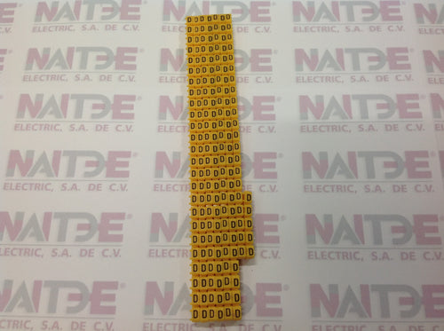 SEÑALADORES P/CABLE CAB 3 LEGRAND CAT 383-33 DE 1.5 A 2.5 MM. LETRA 