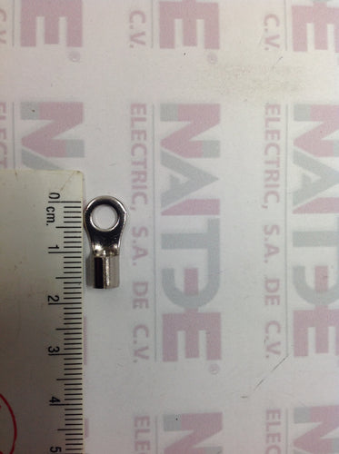 TERMINAL OJILLO SIN AISLAMIENTO CAL 10-12 DIAM 3/16 PARA ALTA TEMPERATURA