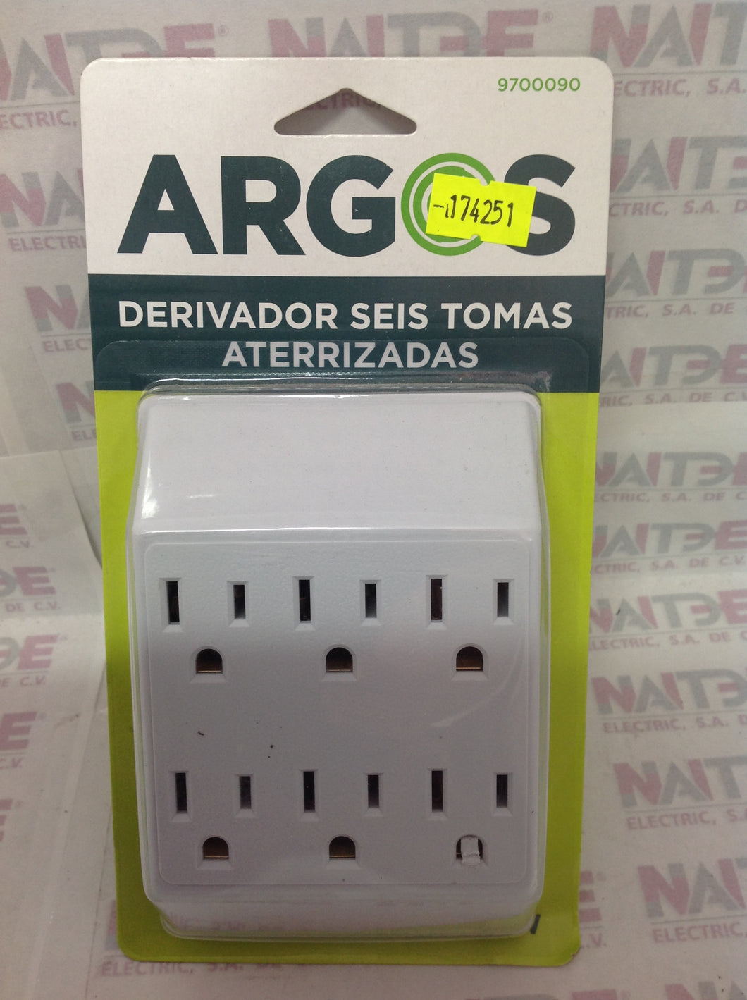 DERIVADOR 6 TOMAS ATERRIZADAS ARGOS #9700090 1875 W. 127 V.