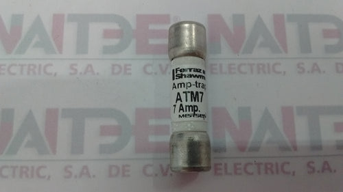 FUSIBLE FERRAZ ATM7, 7 AMP 600 V